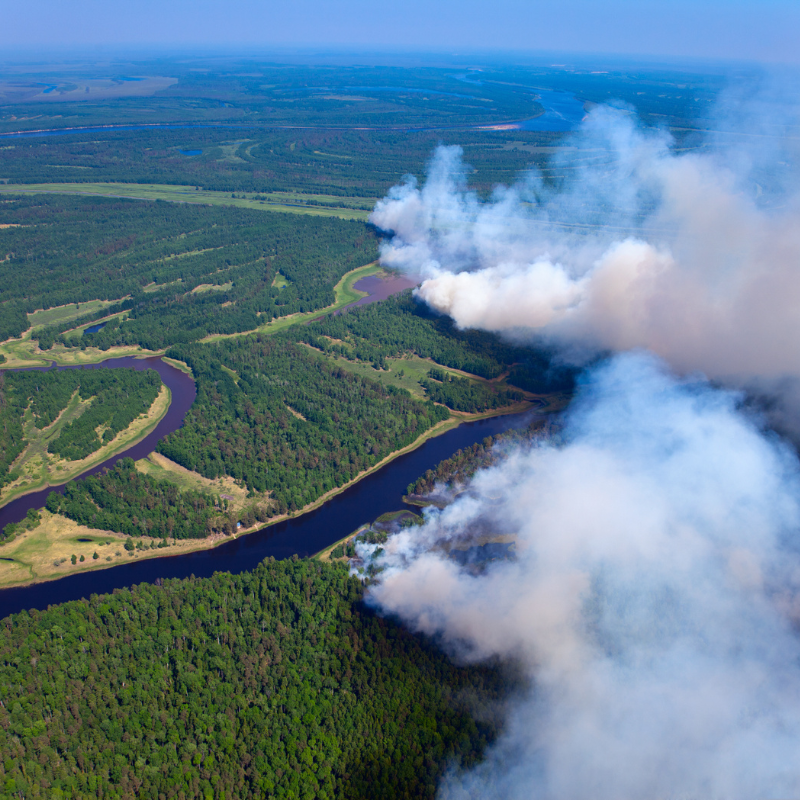 view of land from clouds