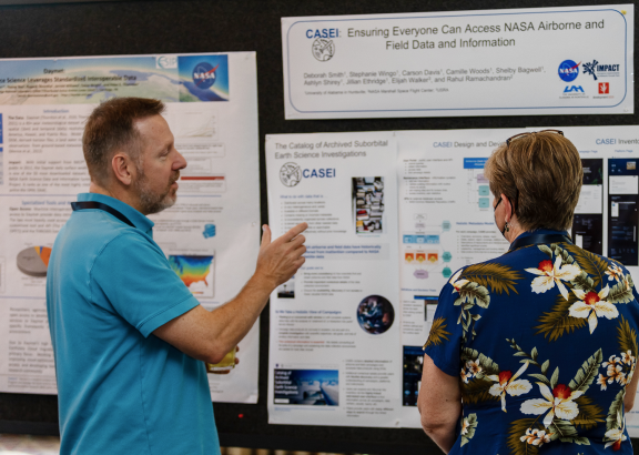 ESIP poster presentation discussion