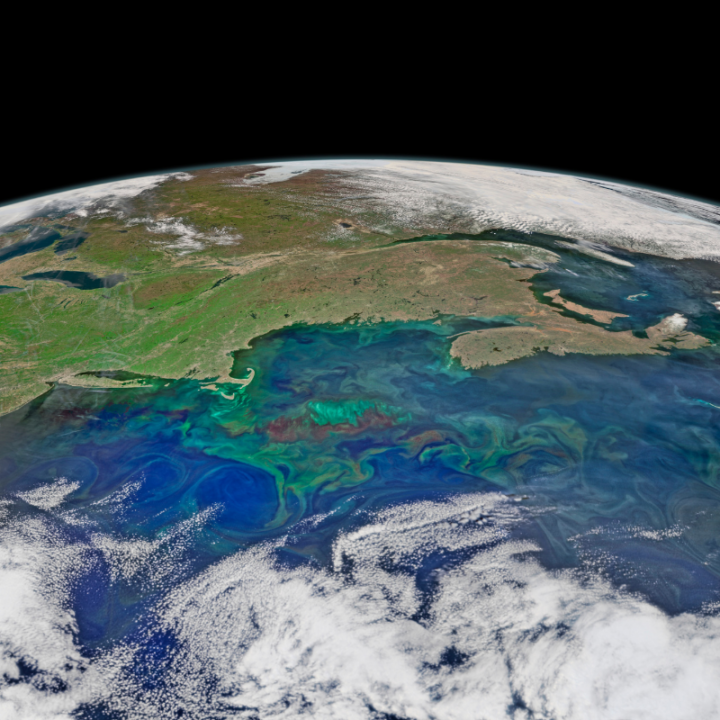 view of earth from space