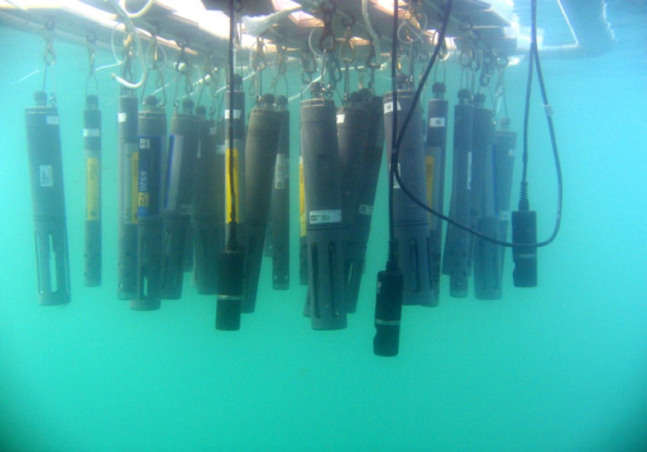 sensors under the water