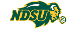 bison mascot logo of North Dakota State University