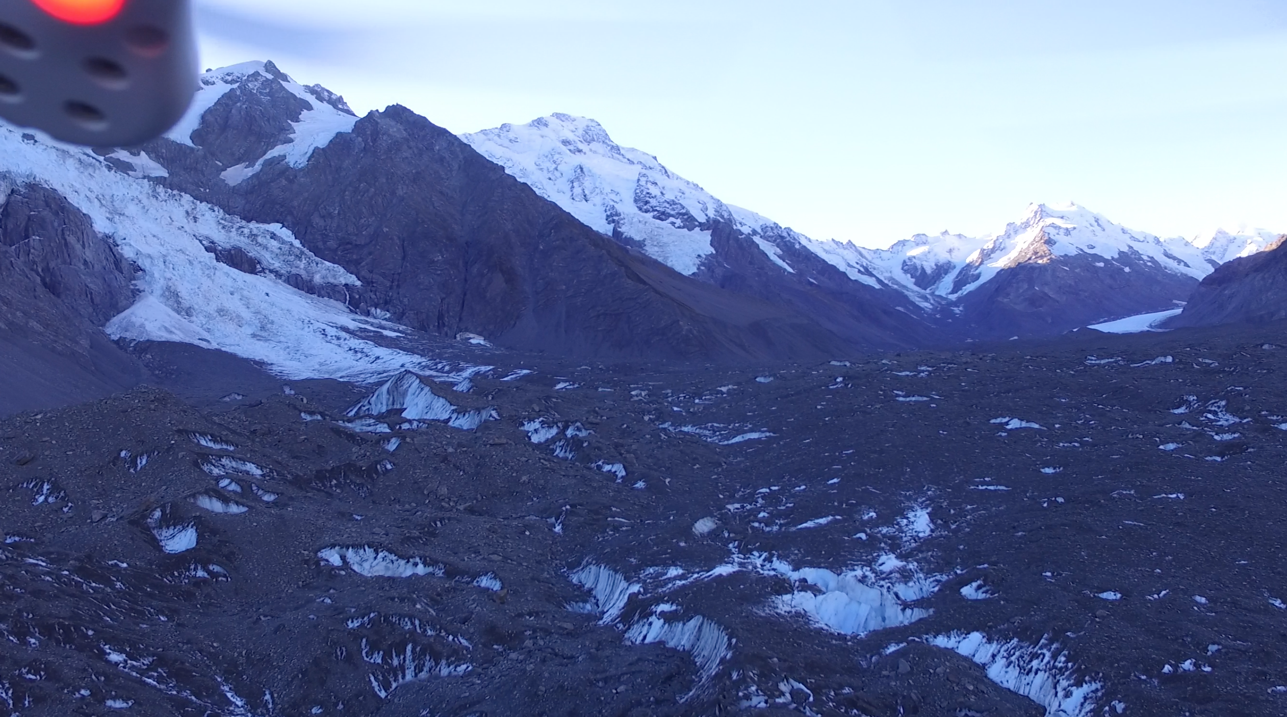 Tasman Glacier from drone