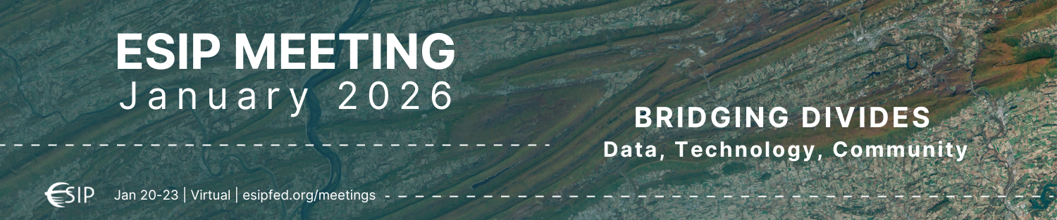 Banner graphic for the JAN26 ESIP Meeting